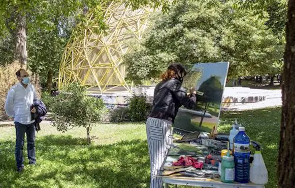 Concurso de pintura en el Manuel Barqu&iacute;n.