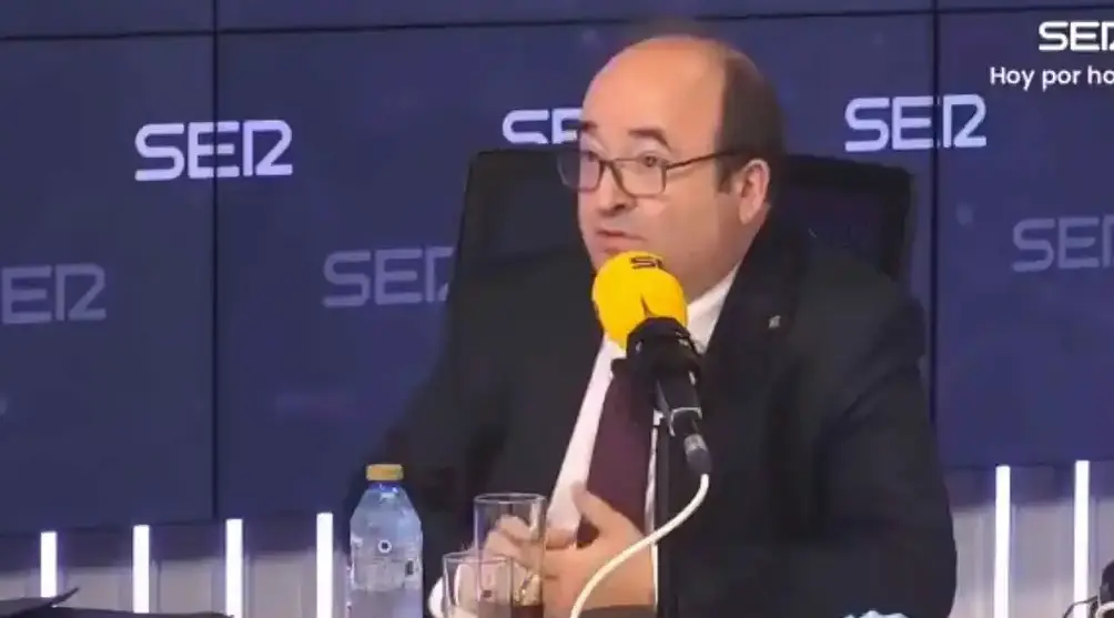 El ministro de Pol&iacute;tica Territorial y Funci&oacute;n P&uacute;blica, Miquel Iceta, este lunes en la SER.