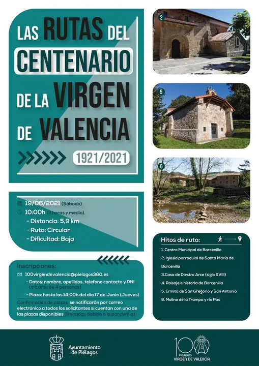 Cartel de la ruta