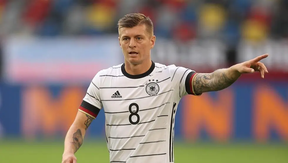 Kroos, durante el amistoso de Alemania contra Letonia (Lars Baron - Lars Baron / Getty)