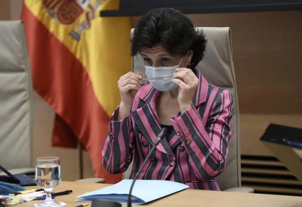 La presidenta del Tribunal de Cuentas, Mar&iacute;a Jos&eacute; de la Fuente y de la Calle, a su llegada a la Comisi&oacute;n Mixta para las Relaciones con el Tribunal de Cuentas,
