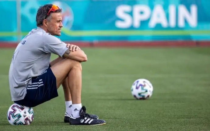 El seleccionador nacional de f&uacute;tbol, Luis Enrique Mart&iacute;nez.