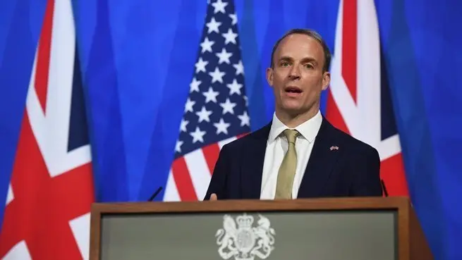 El ministro de Exteriores de Reino Unido, Dominic Raab - Chris J Ratcliffe/PA Wire/dpa - Archivo