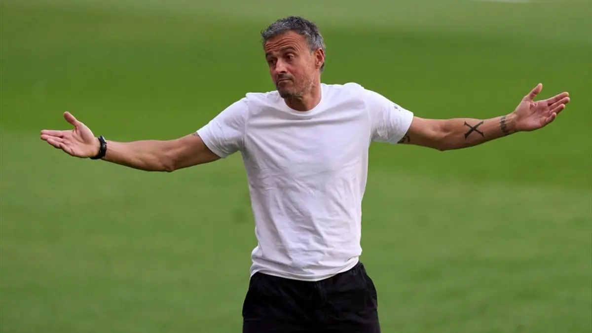 El entrenador de la selecci&oacute;n espa&ntilde;ola de f&uacute;tbol, Luis Enrique Mart&iacute;nez. / EFE