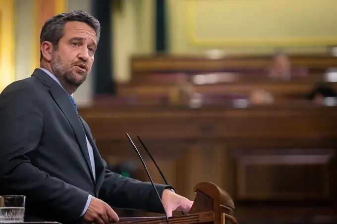 Archivo - El diputado del PP Jaime de Olano, en el debate del Pleno del Congreso