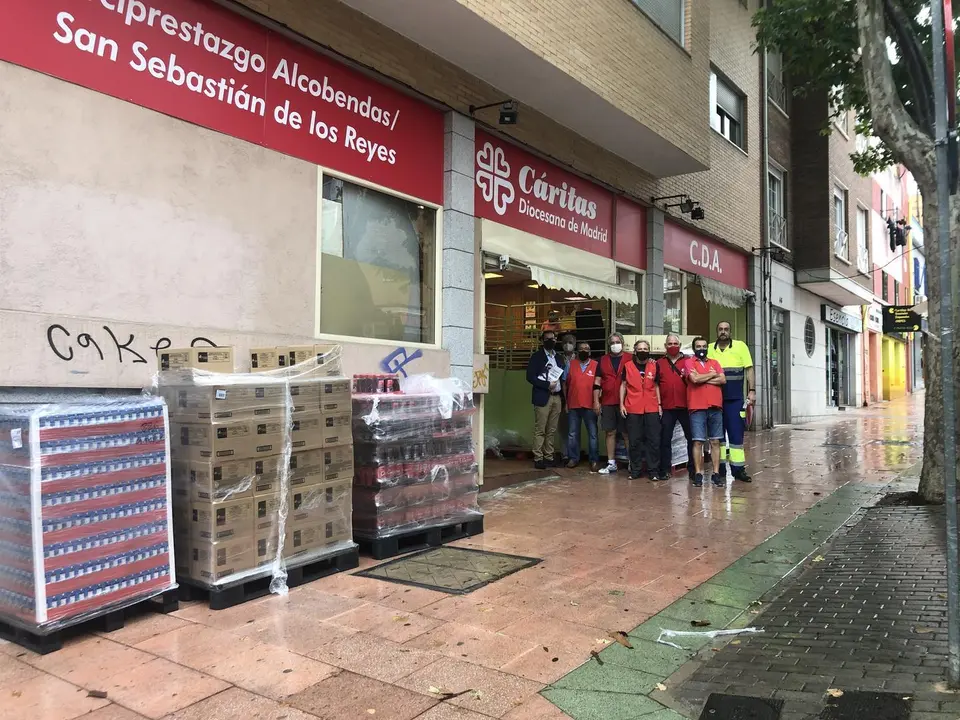 Donaci&oacute;n de C&aacute;ritas San Sebasti&aacute;n de los Reyes y Alcobendas