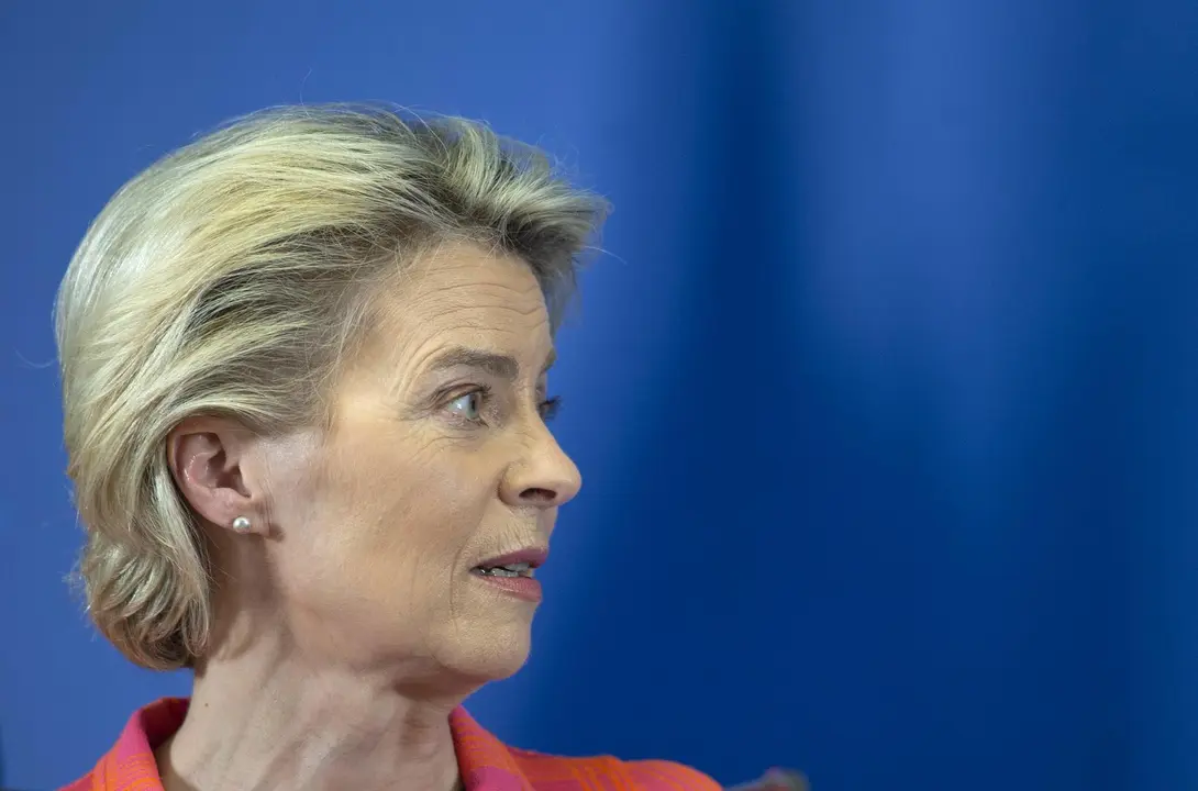 La presidenta de la Comisi&oacute;n Europea, Ursula von der Leyen