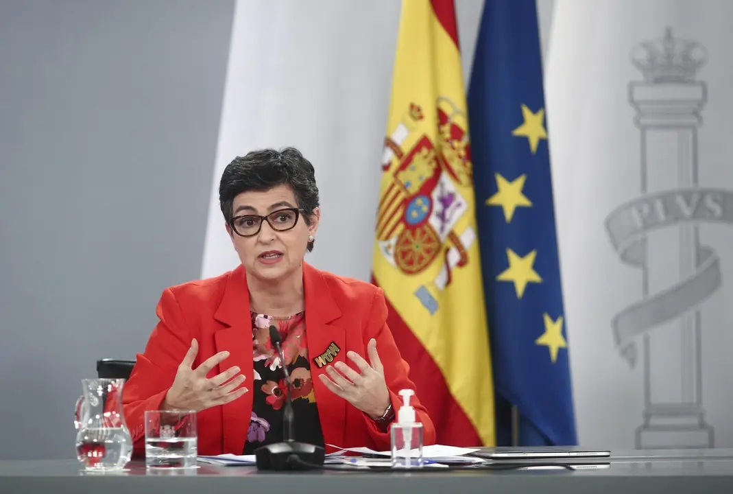 Archivo - La ministra de Asuntos Exteriores, UE y Cooperaci&oacute;n, Arancha Gonz&aacute;lez Laya