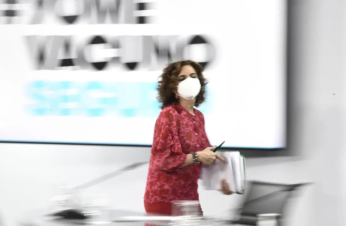 La ministra de Hacienda, Mar&iacute;a Jes&uacute;s Montero