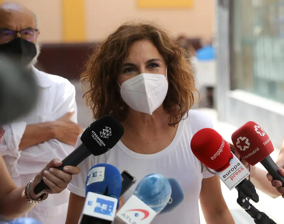 La ministra de Hacienda y portavoz del Gobierno, Mar&iacute;a Jes&uacute;s Montero