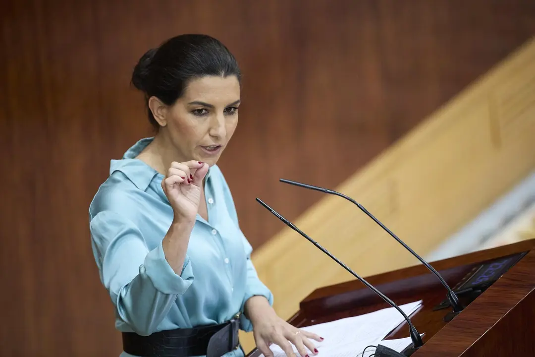 La candidata de Vox a las elecciones de la Comunidad de Madrid, Roc&iacute;o Monasterio