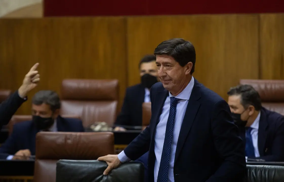 El vicepresidente de la Junta de Andaluc&iacute;a, Juan Mar&iacute;n, en una foto de archivo.