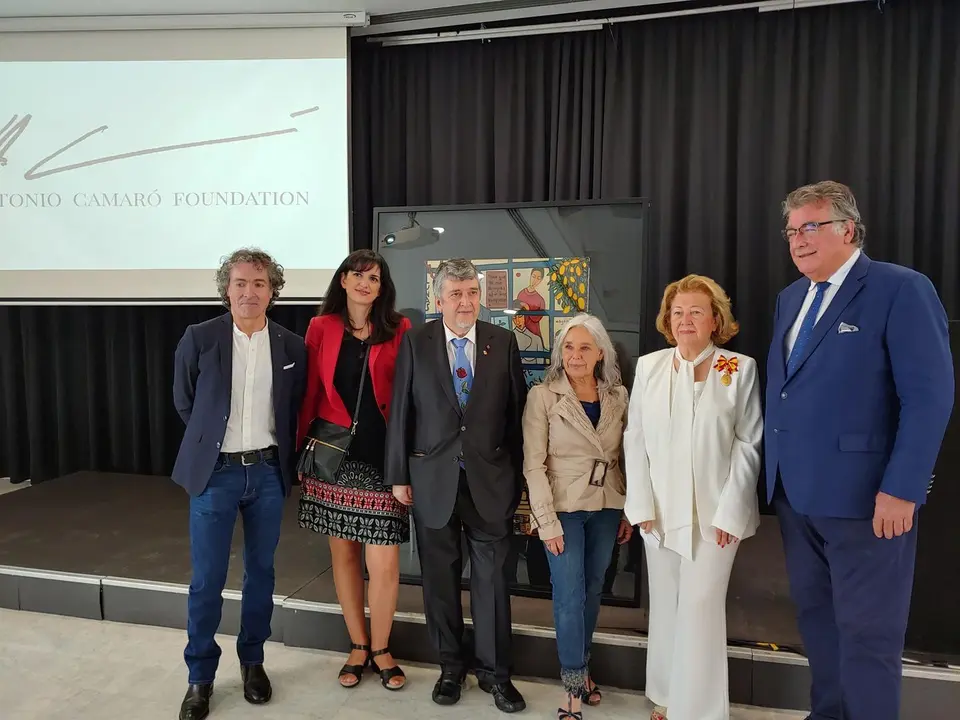 Presentaci&oacute;n del cuadro "Libert&eacute;, Mon Amour" .