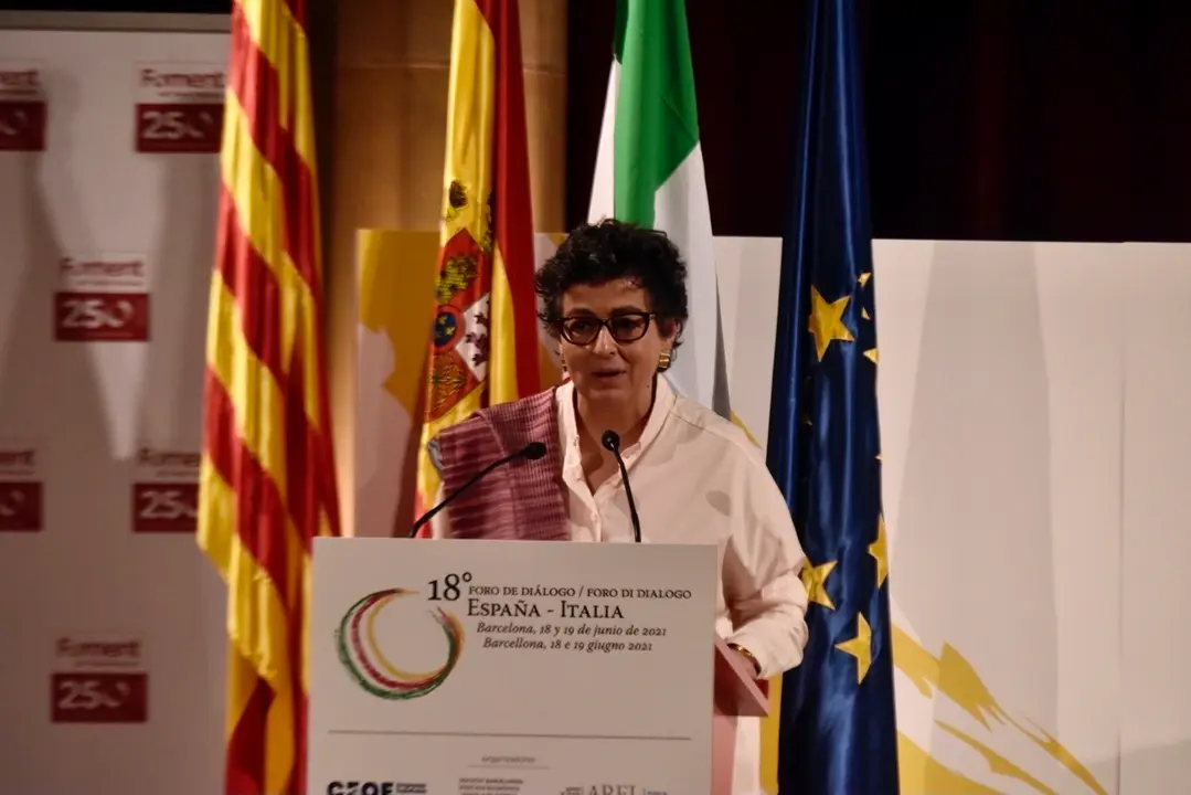 La ministra de Asuntos Exteriores, UE y Cooperaci&oacute;n, Arancha Gonz&aacute;lez Laya.