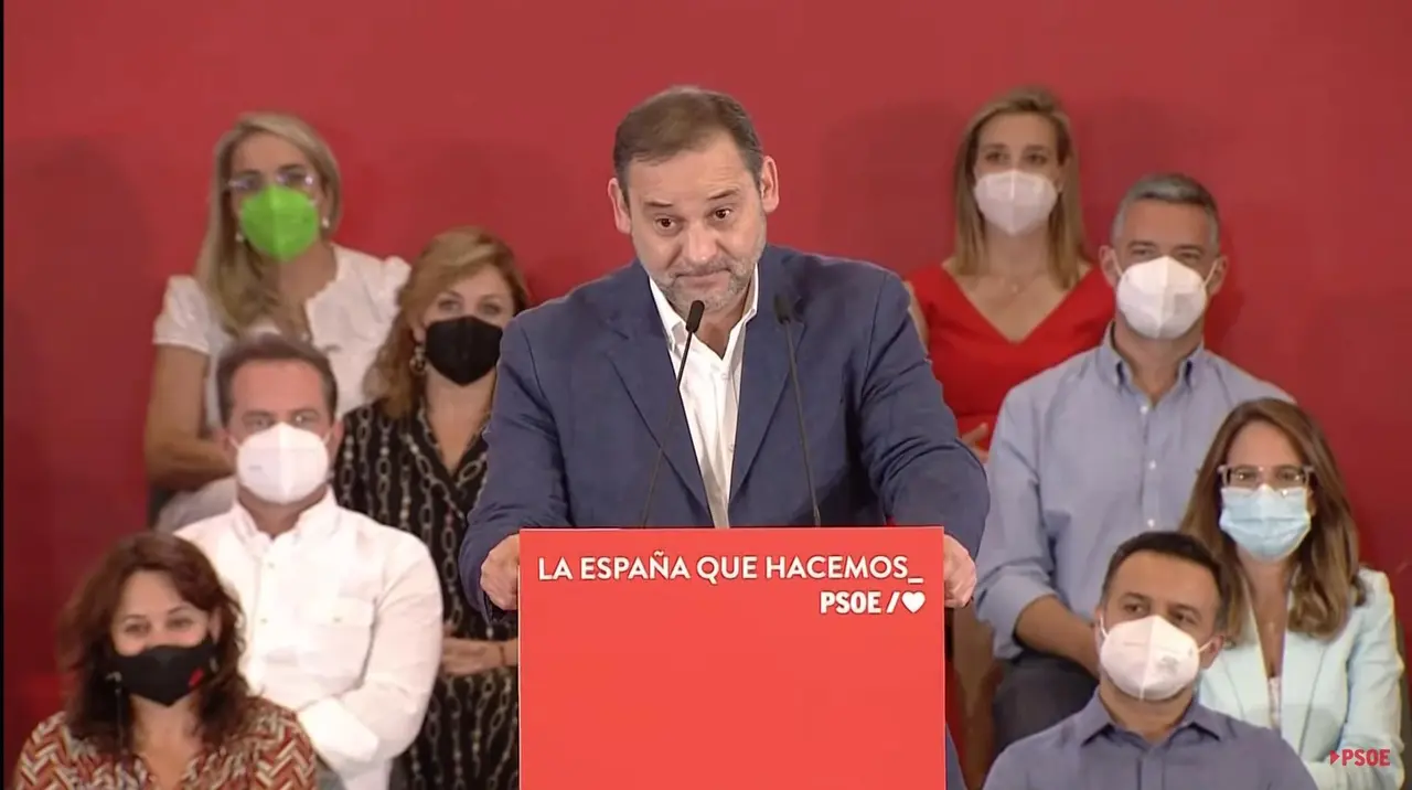 El secretario de Organizaci&oacute;n del PSOE y ministro de Transporte, Movilidad y Agenda Urbana, Jos&eacute; Luis &Aacute;balos,