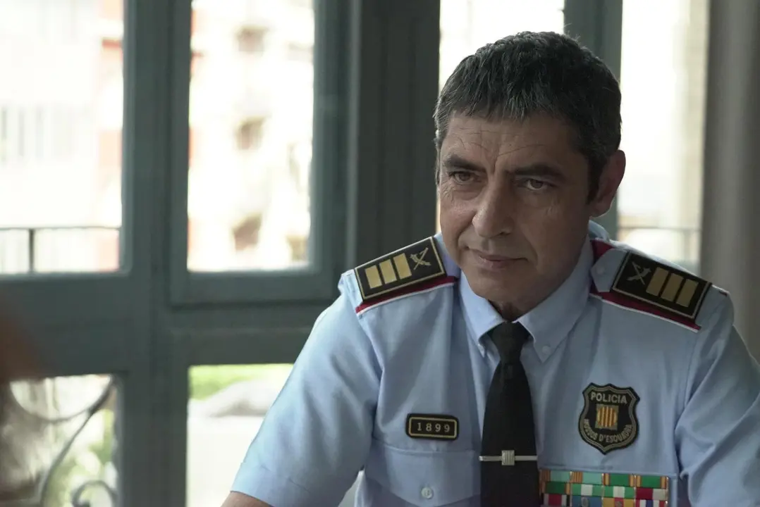 El mayor de los Mossos d'Esquadra, Josep Llu&iacute;s Trapero, en una entrevista en TV3.