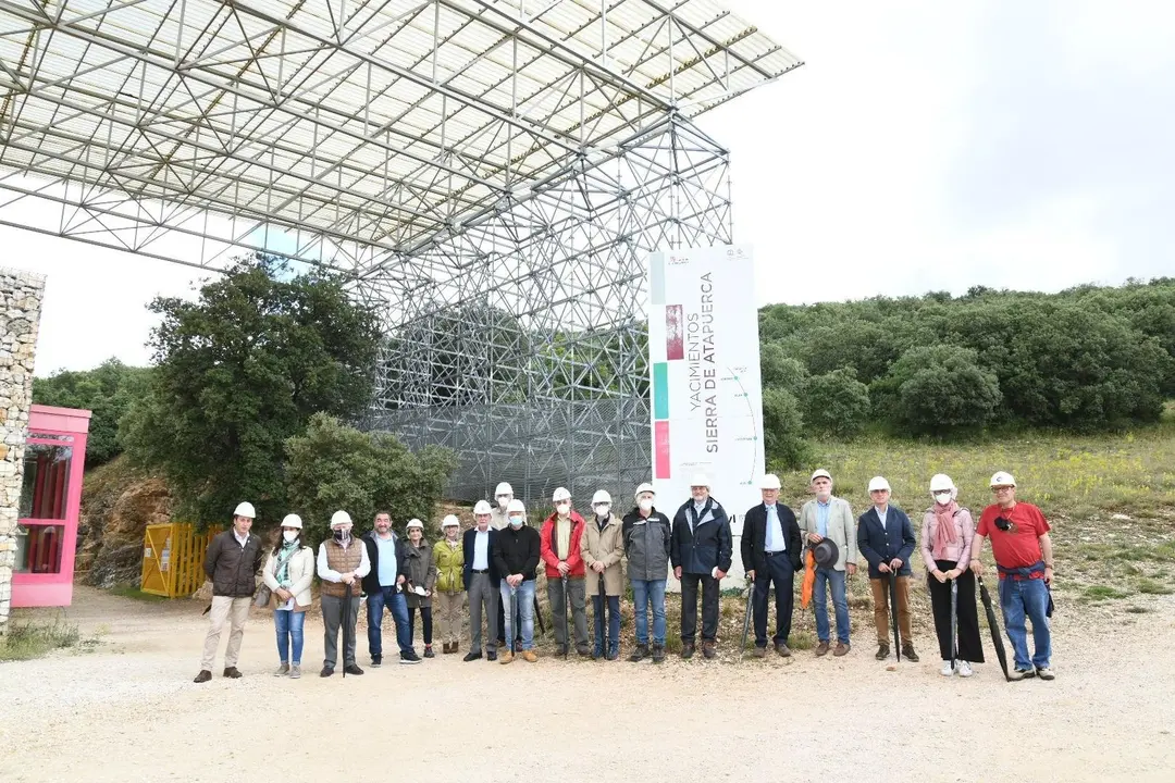 El Patronato de la Fundaci&oacute;n Atapuerca reunido este lunes.