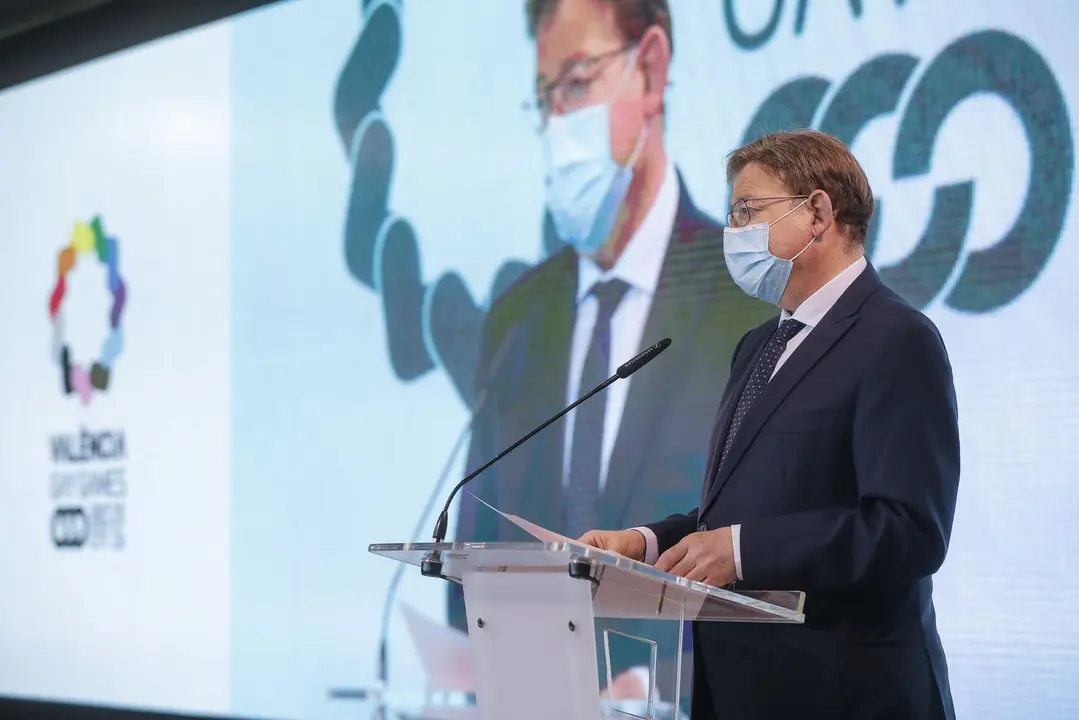 ROBER SOLSONA&hellip;20210621&hellip;&hellip;EL PRESIDENT DE LA GENERALITAT, XIMO PUIG EN LA PRESENTACI&Oacute;N DE LA CANDIDATURA DE VAL&Egrave;NCIA COMO SEDE DE LOS GAY GAMES 2026.