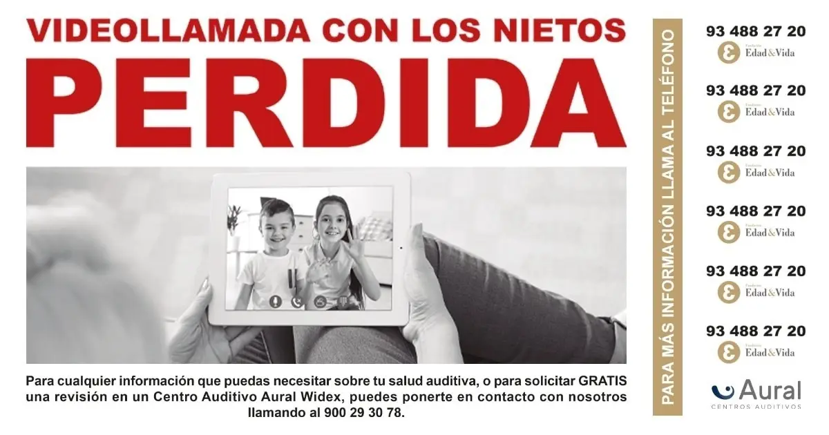 Cartel de la campa&ntilde;a sobre aislamiento de personas mayores con p&eacute;rdida de audici&oacute;n.