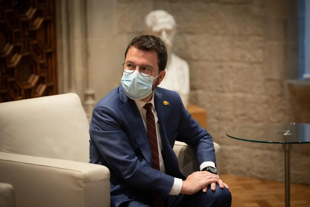 El president de la Generalitat, Pere Aragon&egrave;s.