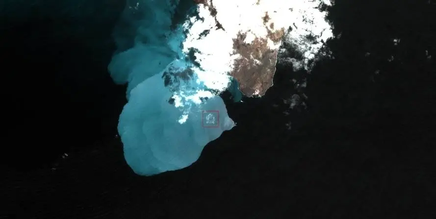 Archivo - La evoluci&oacute;n de la mancha volc&aacute;nica provocada por la erupci&oacute;n submarina en la isla de El Hierro durante el pasado a&ntilde;o 2018