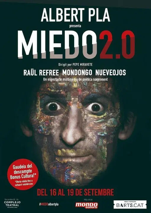 Cartel del proyecto 'Miedo' de Albert Pla