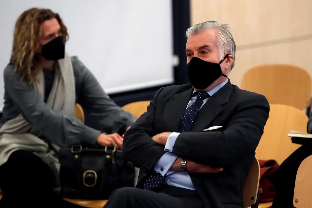 Archivo - El extesorero del PP Luis B&aacute;rcenas durante el juicio por la presunta caja 'b' del PP