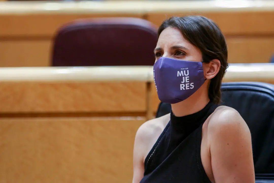 La ministra de Igualdad, Irene Montero