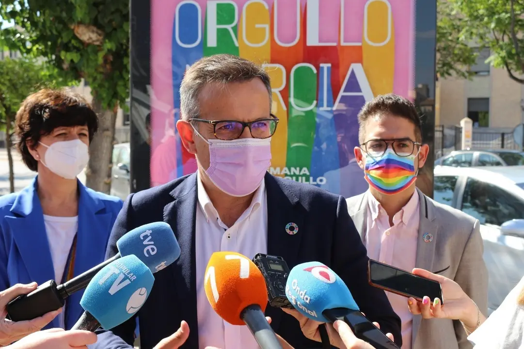 El secretario general del PSRM y portavoz del Grupo Parlamentario Socialista, Diego Conesa