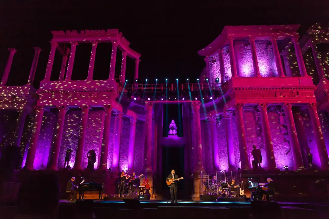 Archivo - Un concierto en el Teatro Romano de M&eacute;rida.