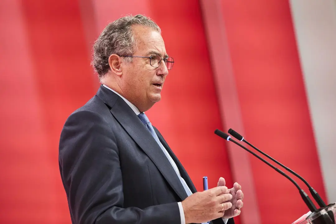 El consejero de Educaci&oacute;n, Universidades, Ciencia y portavoz del Gobierno, Enrique Ossorio, interviene en una rueda de prensa posterior al acto de toma de posesi&oacute;n del Consejo de Gobierno de la Comunidad de Madrid de la XII Legislatura, a 21 de junio de 2