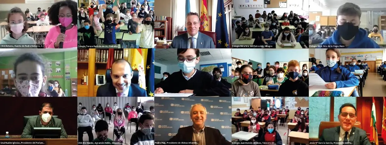Archivo - 'Diputados Por Un D&iacute;a Desde El Cole' De Aldeas Infantiles SOS