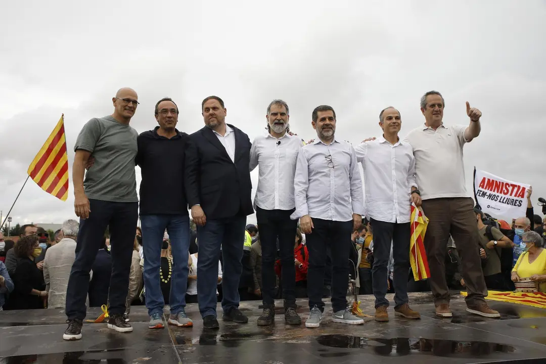 Siete de los condenados tras ser apfobados los indultos