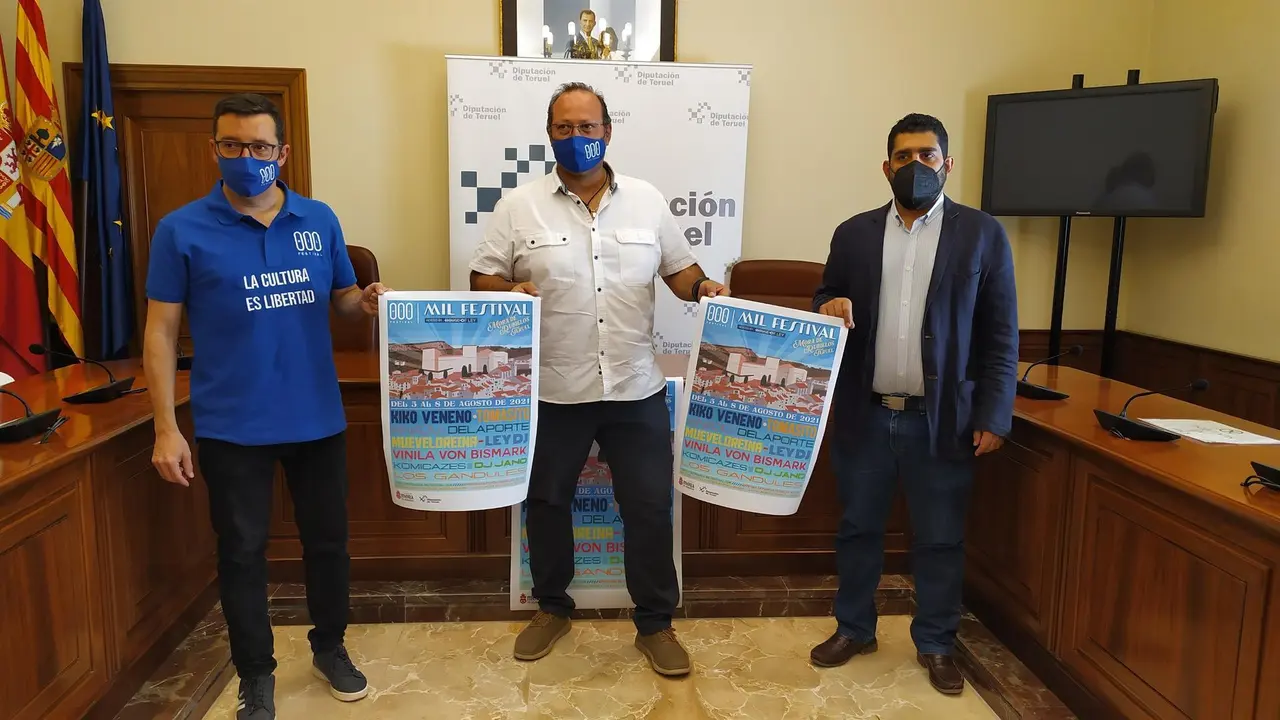 Presentaci&oacute;n del cartel de artistas del Mil Festival 2021 de Mora de Rubielos.