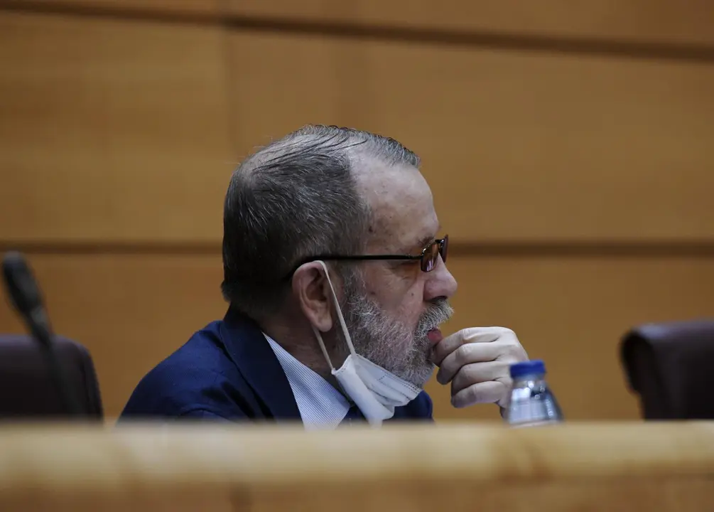 Archivo - El Defensor del Pueblo en funciones, Francisco Miguel Fern&aacute;ndez Marug&aacute;n.