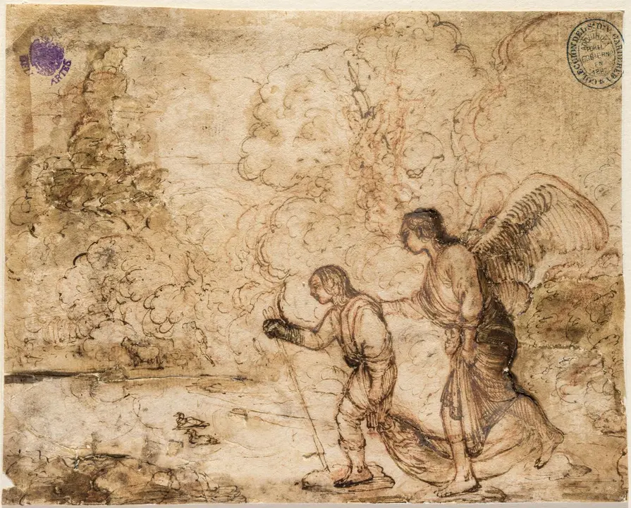 Archivo - Atribuido a Adam Elsheimer un dibujo encontrado en los fondos de la Biblioteca Nacional de Espa&ntilde;a