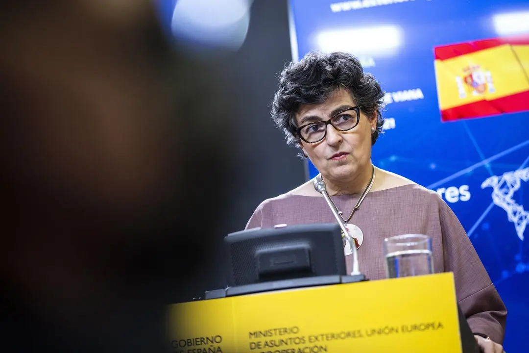 La ministra de Exteriores, Arancha Gonz&aacute;lez Laya