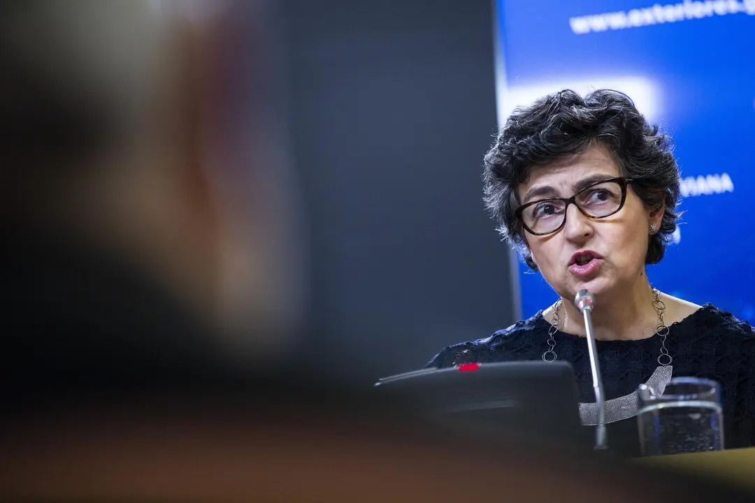La ministra de Asuntos Exteriores, Uni&oacute;n Europea y Cooperaci&oacute;n, Arancha Gonz&aacute;lez Laya