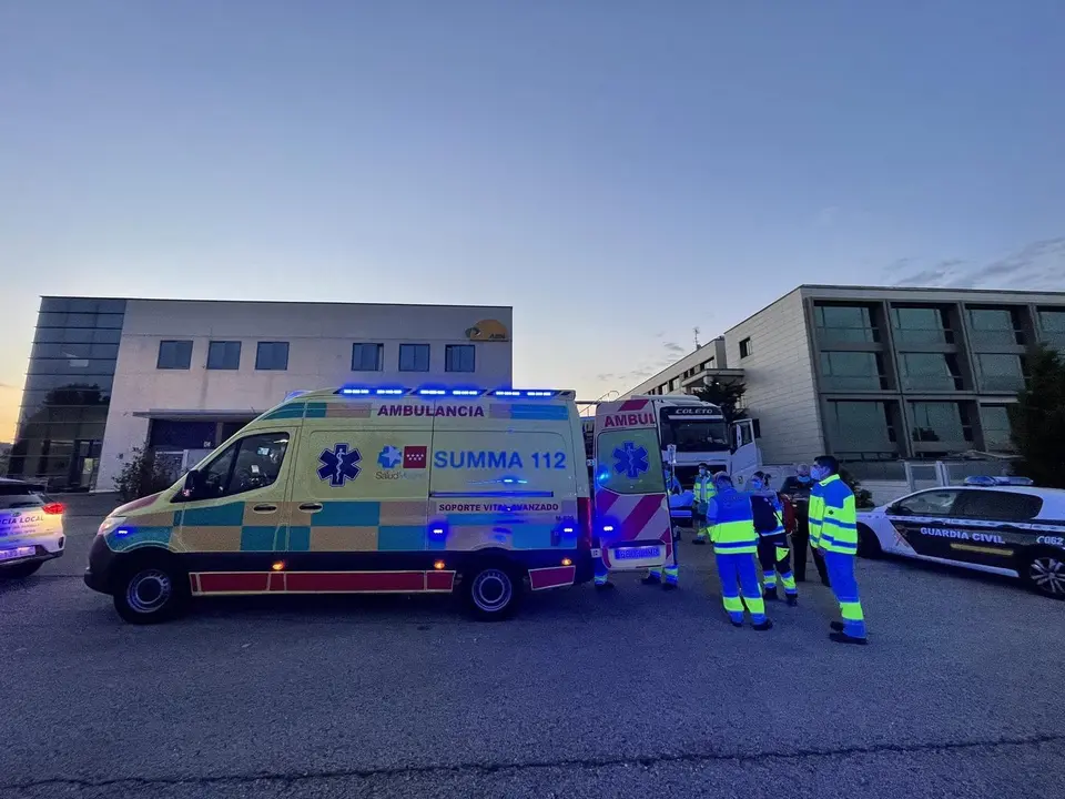 Accidente laboral en Villanueva del Pardillo