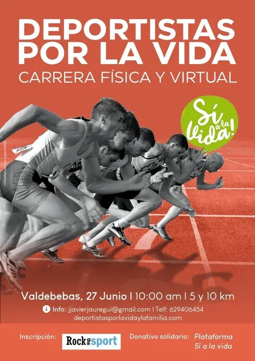 La Plataforma S&iacute; a la Vida, constituida por m&aacute;s de 500 asociaciones, celebra el d&eacute;cimo aniversario de su fundaci&oacute;n con una Carrera solidaria por la vida