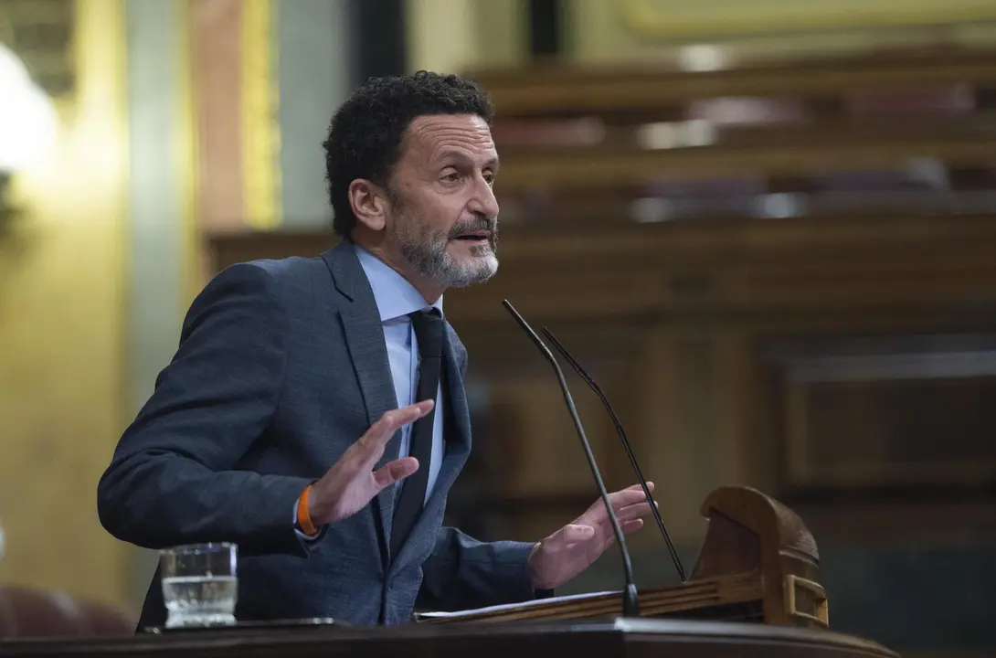 El vicesecretario general y portavoz nacional de Ciudadanos, Edmundo Bal, interviene en una sesi&oacute;n plenaria en el Congreso de los Diputados,