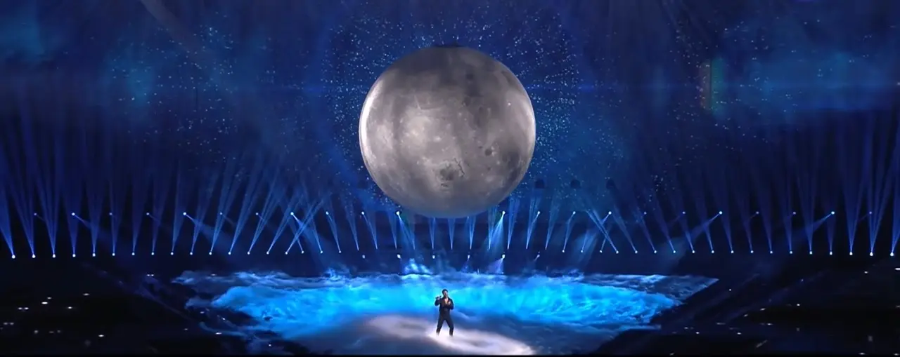 Archivo - Blas Cant&oacute; representando a Espa&ntilde;a en el festival de Eurovisi&oacute;n de 2021