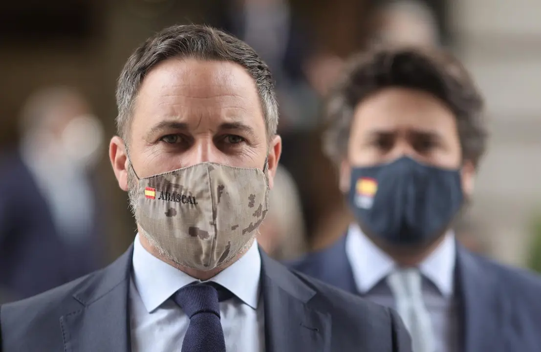 El l&iacute;der de Vox, Santiago Abascal.
