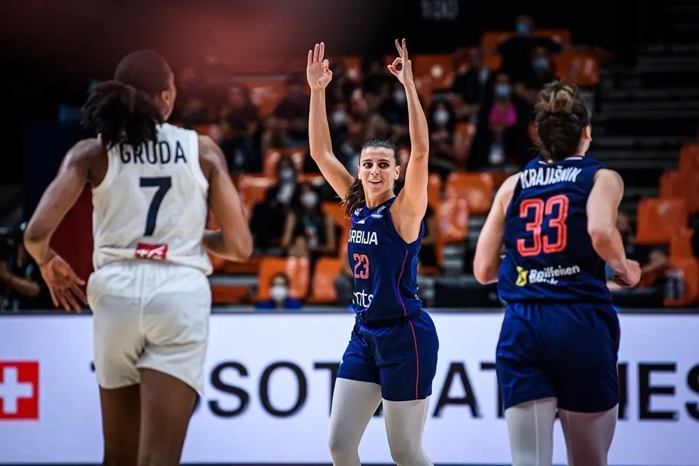 Dabovic celebra una canasta - FIBA