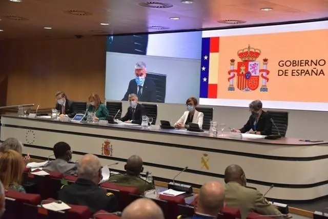 El ministro del Interior, Fernando Grande-Marlaska, en el balance sobre la formaci&oacute;n dentro del proyecto para el Sahel que lidera la Guardia Civil