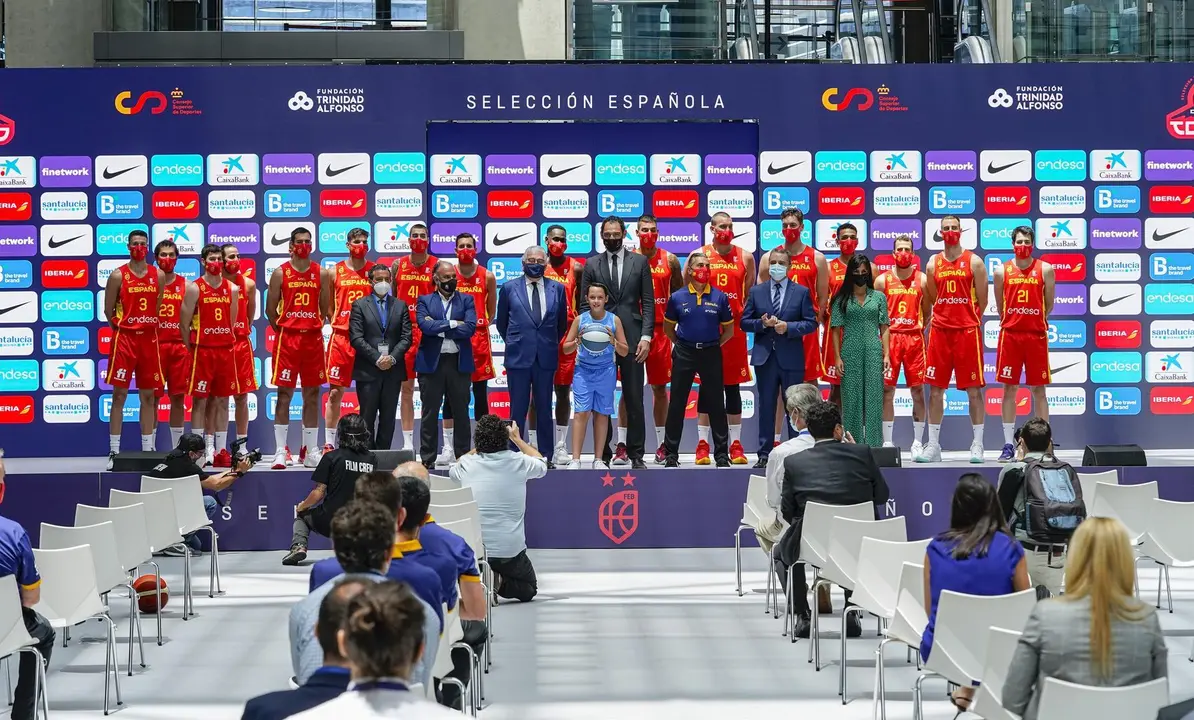 Presentaci&oacute;n de la selecci&oacute;n espa&ntilde;ola de baloncesto