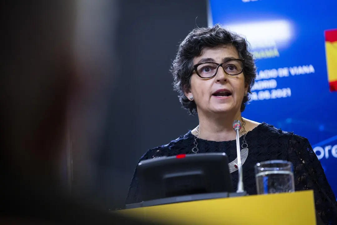 La ministra de Asuntos Exteriores, Uni&oacute;n Europea y Cooperaci&oacute;n, Arancha Gonz&aacute;lez Laya