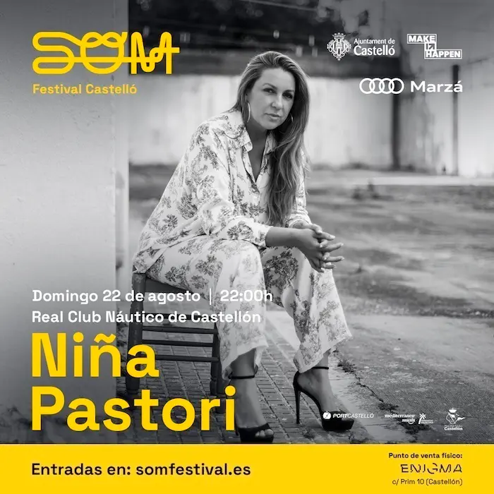 Ni&aacute; Pastori actuar&aacute; el 22 de agosto