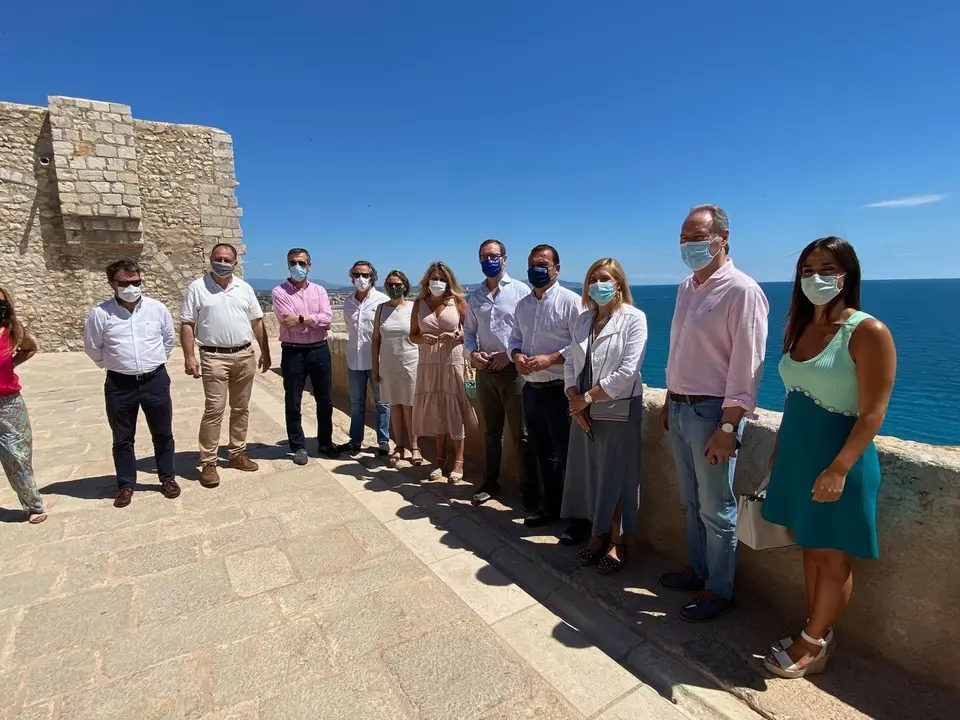 Visita del portavoz del PP en el Senado, Javier Maroto, a Pe&ntilde;&iacute;scola