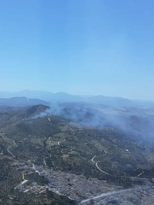 Incendio Casabermeja